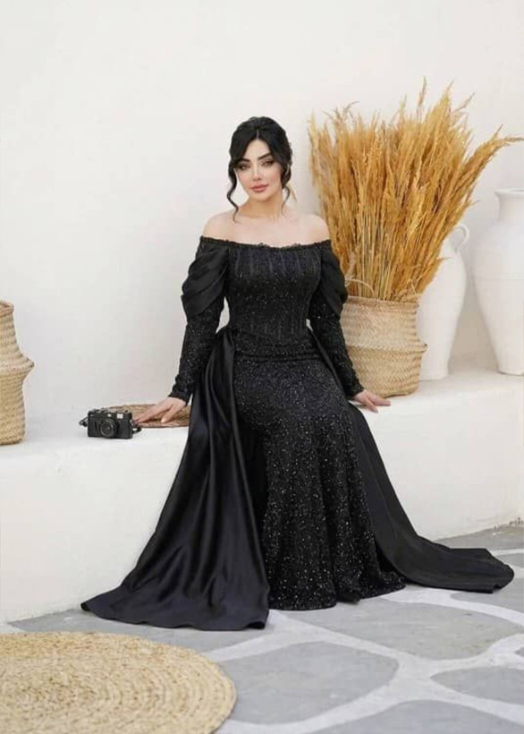 پیراهن مجلسی دانتل دودامنه